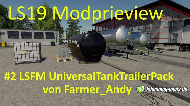 Мод LSFM Universal Tank Pack v1.0.0.1 для FS19 (1.2.x)