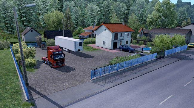 Мод House / Small base – France v1.0 для ETS 2 (1.2.x)