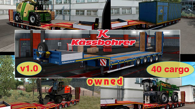 Оwnable overweight trailer Kassbohrer LB4E v1.1.16