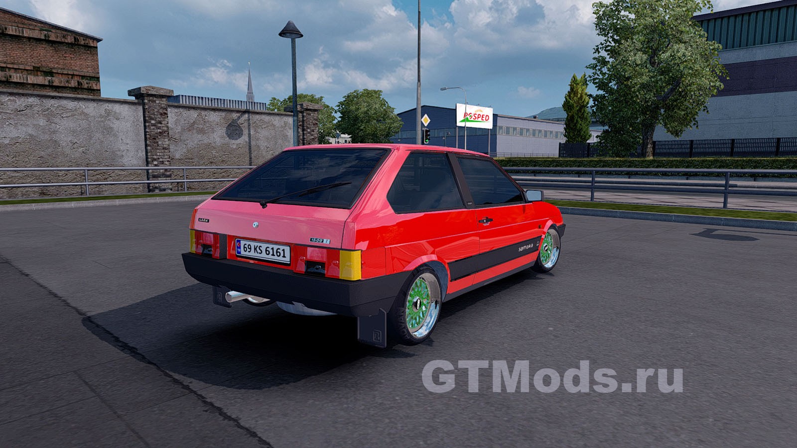 Мод LADA 2108 Samara v2.0 для ETS 2 (1.35.x) » Моды для игр про автомобили  от GTMods.ru