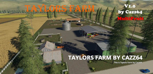 Карта Taylors Farm v1.4 для FS19 (1.3.x)