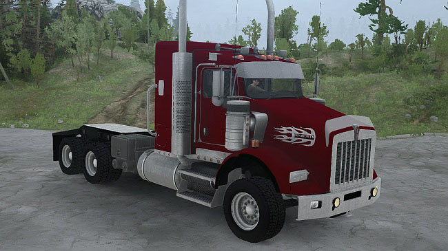 Мод Kenworth T800 Edited v1.0 для Spintires: MudRunner