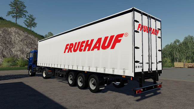 Мод Fruehauf tarp trailer v4.4.1 для FS19 (1.5.x)