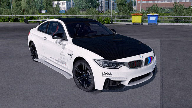 Мод BMW M4 F82 v4.1 для ETS 2 и ATS (1.38.x)