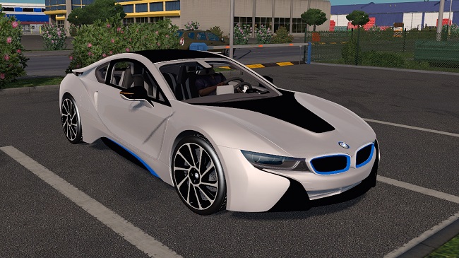 Мод BMW i8 2016 для ETS 2 (1.33-1.34)