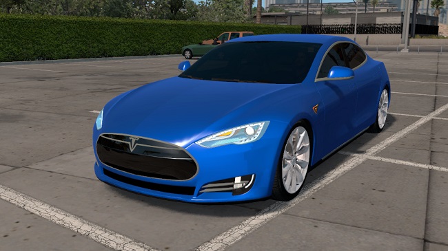 Мод Tesla Model S v1.0 для ATS (1.34.x)