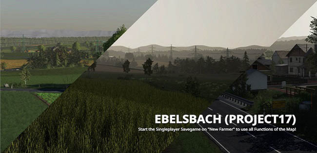 Карта Ebelsbach (Project17) v2.0.0.0 Bug Fix для FS19 (1.5.x)