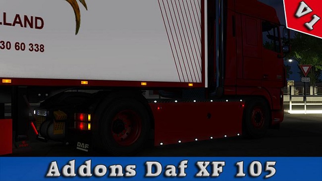 Мод Addons Daf XF 105 v1.0 для ETS 2 (1.34.x)