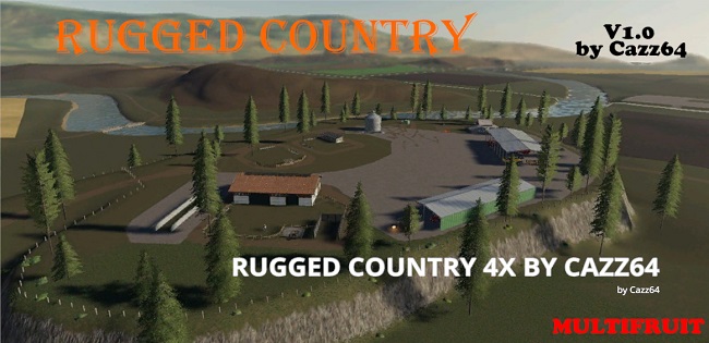 Карта Rugged Country v2.1 для FS19 (1.3.x)