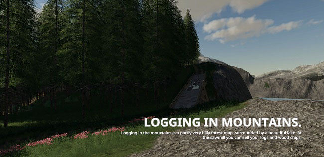 Карта Logging In The Mountains v1.0 для FS19 (1.3.x)