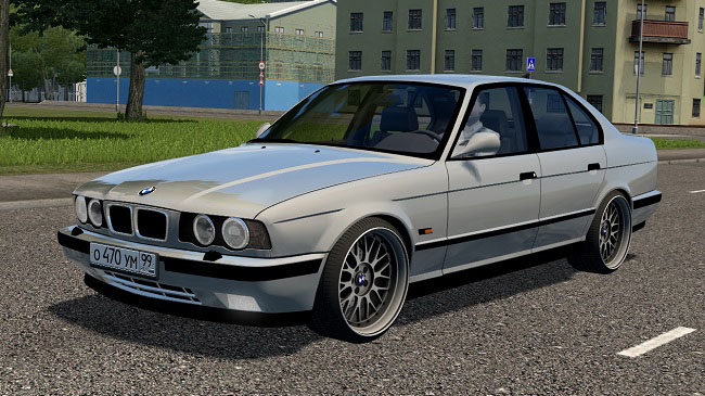 Мод BMW M5 E34 для City Car Driving (1.5.7)