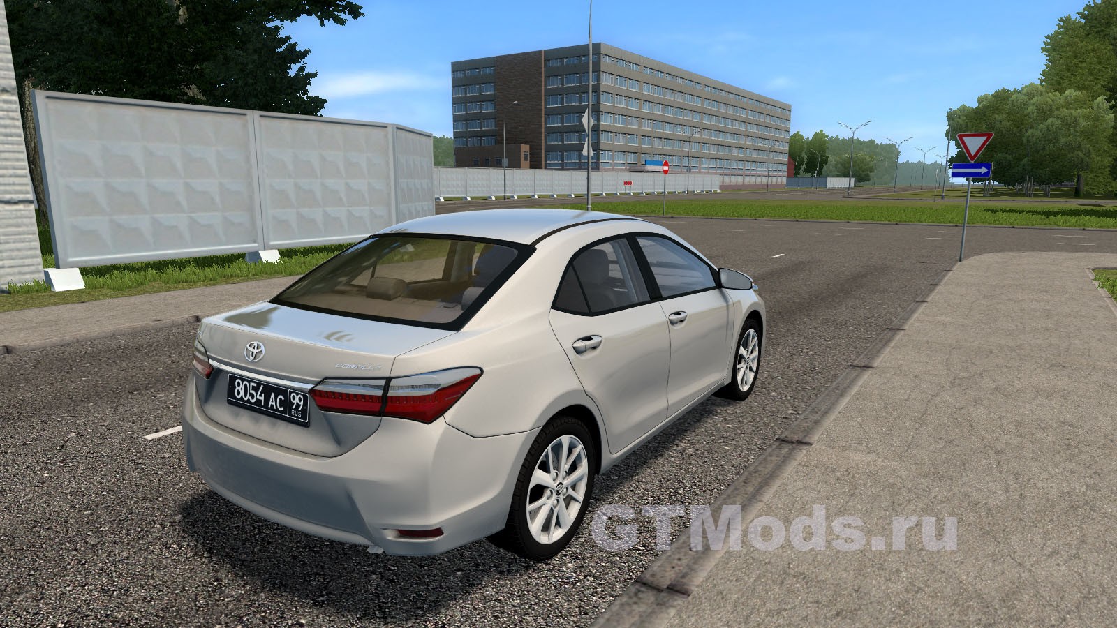 Мод Toyota Corolla E190 2017 для City Car Driving (1.5.9.2) » Моды для игр  про автомобили от GTMods.ru