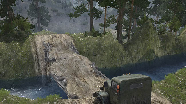 Карта "Высокая горная вода" v1.0 для ST: MudRunner