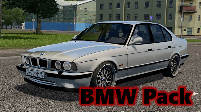 Мод Pack BMW E34,38,39 для City Car Drivivng (1.5.7)