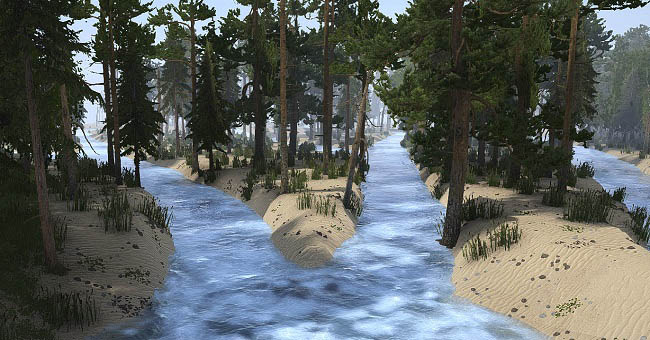 Карта "Речушки" v1.0 для ST: MudRunner