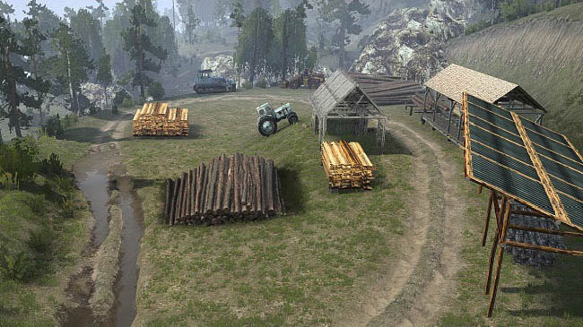 Карта "Maps Долина 3" для ST: MudRunner