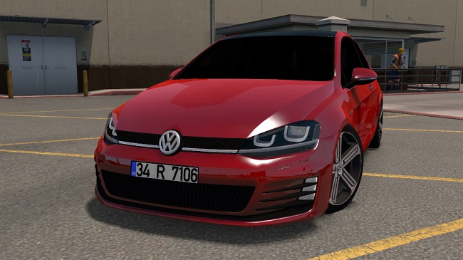 Мод Volkswagen Golf 7 R-Line v1.1 для ATS (1.34.x)