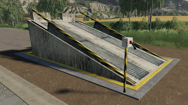 Мод Placeable Animated Ramp v1.0 для FS19 (1.3.x)