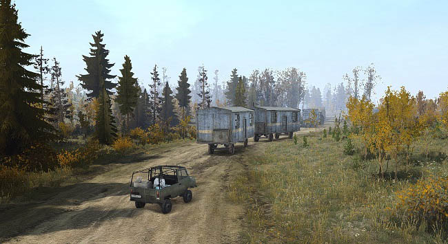 Карта "Долина - 2" v1.0 для Spintires: MudRunner