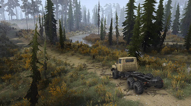 Карта "Речушка - Убедь" v1.0 для Spintires: MudRunner