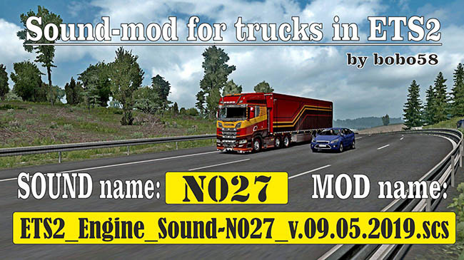 Мод Sound mod for Engine для ETS2 (1.34.x)