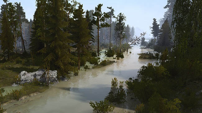 Карта "Сибирская природа" для ST: MudRunner