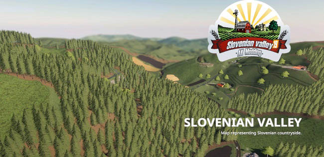 Карта Slovenian valley v1.2 для FS19 (1.3.x)