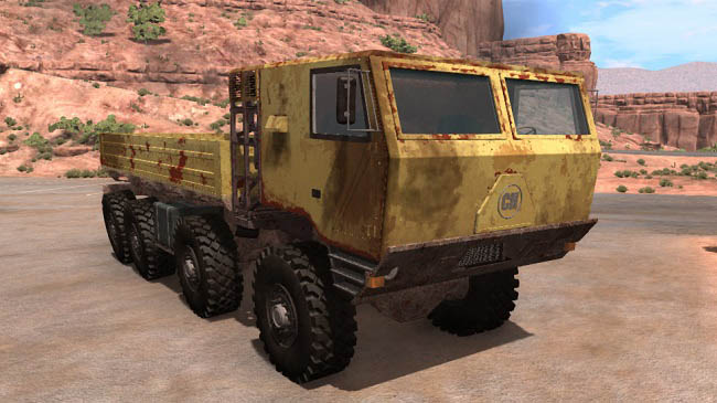 Мод CrashHard 8x8 BigRig Truck v1.06 для BeamNG.drive (0.15)