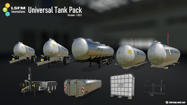 Мод LSFM Universal Tank Pack v1.2.0.0 для FS19 (1.7.x)