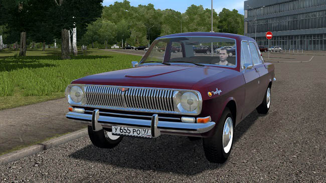 Мод ГАЗ 24 Волга для City Car Driving (1.5.9.2)