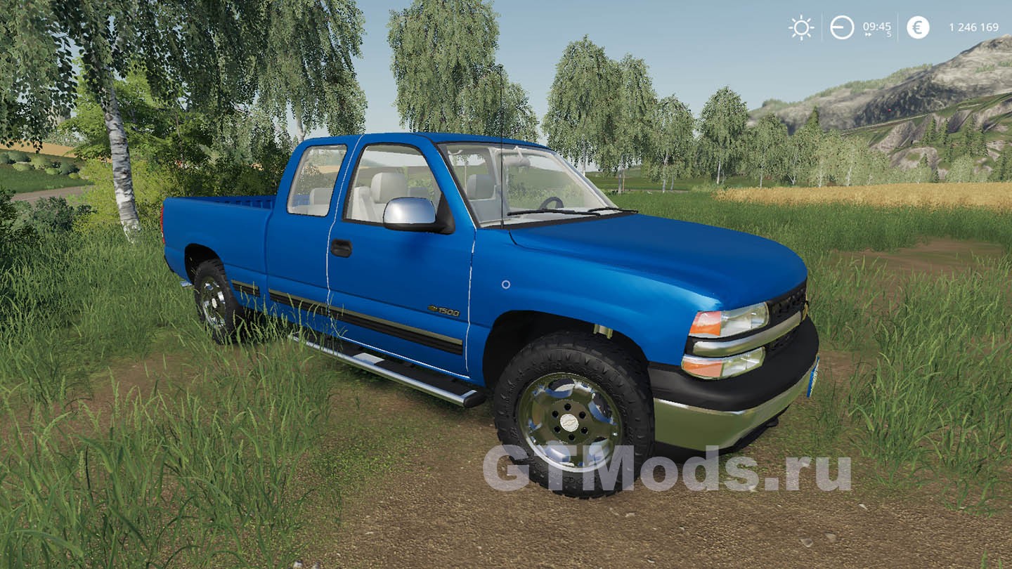 Мод Chevrolet Silverado 1500 99 v1.1 для Fs19 (1.3.x) » Моды для игр про  автомобили от GTMods.ru