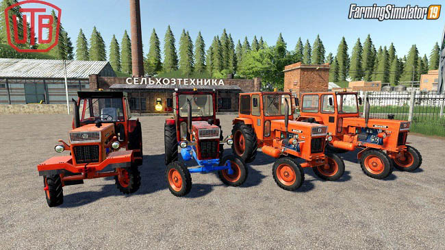 Мод Universal UTB Old Romanian Pack Tractors v1.0 для FS19 (1.3.x)