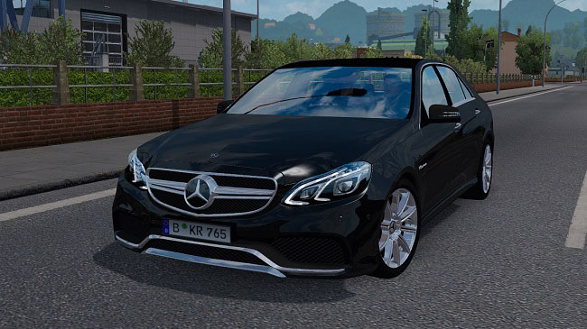 Мод Mercedes Benz E63 2016 v1.2.1 для ETS 2 (1.35.x)