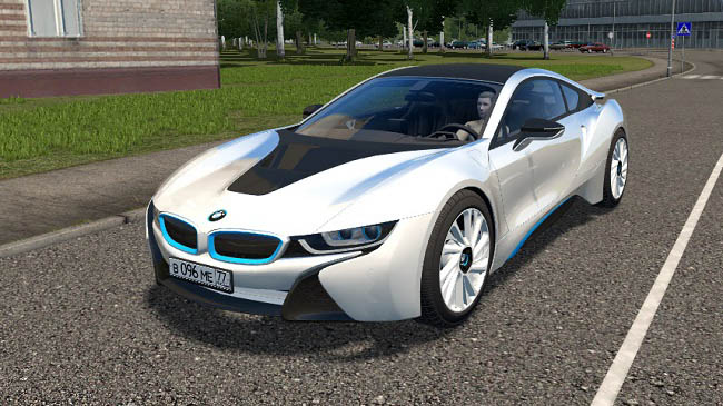 Мод BMW i8 для City Car Driving (1.5.9.2)