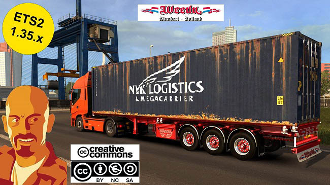 Weeda Container Trailer ReWorked v1.0