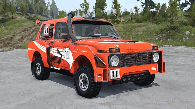 Мод LADA Niva 4X4 v1.0 для Spintires: MudRunner