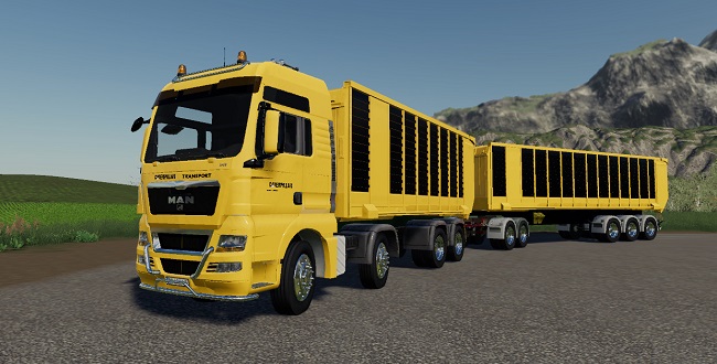 Мод MAN Cat TGX v1.0.0.0 для FS19 (1.3.x)