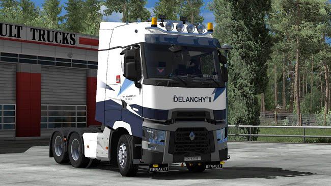 Мод Renault Range T v1.7 для Euro Truck Simulator 2 (1.35.x)