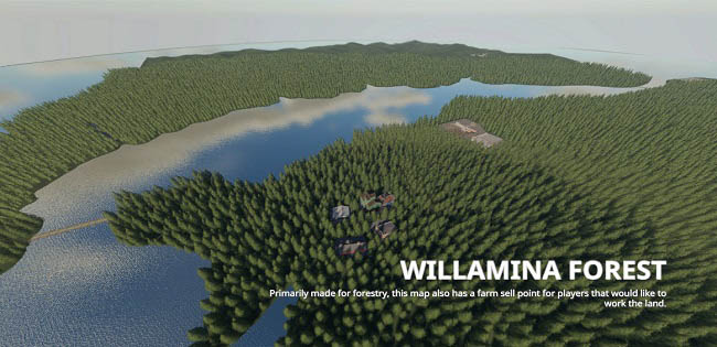 Карта Willamina Forest v1.4.0.0 для FS19 (1.7.x)