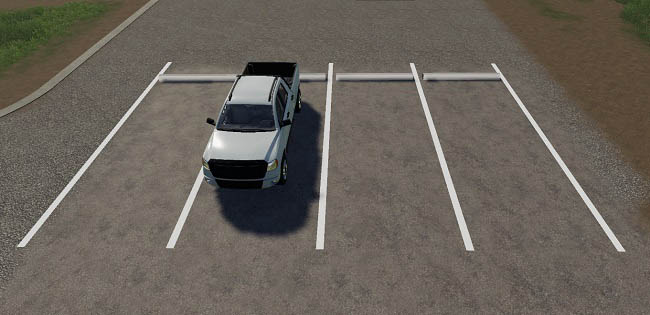 Мод Placeable parking spot modpack v1.0.0.0 для FS19 (1.4.x)