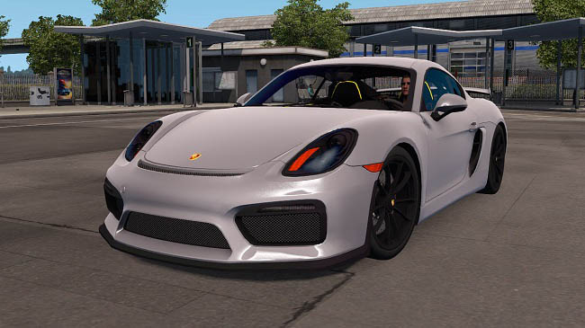 Мод Porsche Cayman GT4 для ETS 2 (1.35.x) » Моды для игр