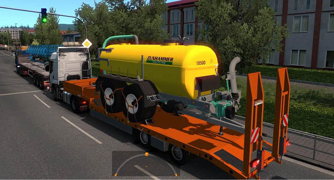 Мод Agricultural trailers pack in traffic для ETS 2 (1.35.x)
