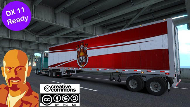 Мод Great Dane Trailers Single & Doubles Ownables для ATS (1.37.x)