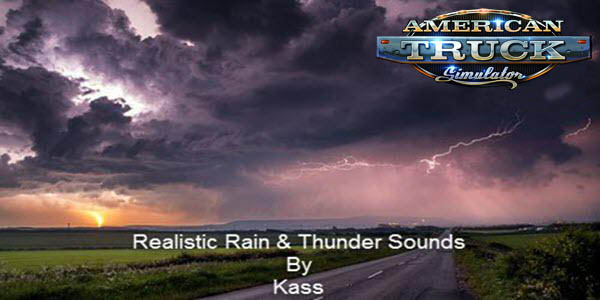 ATS Realistic Rain & Water & Thunder Sounds v6.3