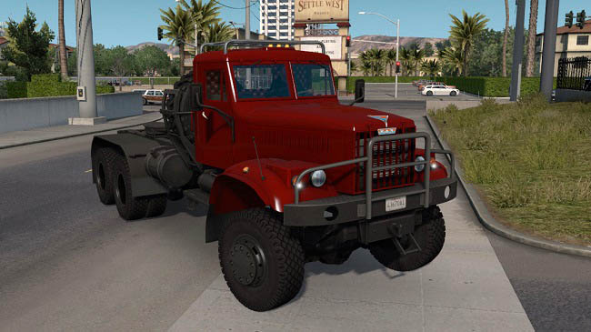 Мод КрАЗ 255 v1.2 для American Truck Simulator (1.35.x)