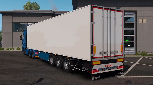 Мод Kogel Trailer v1.0 для Euro Truck Simulator 2 (1.35.x)