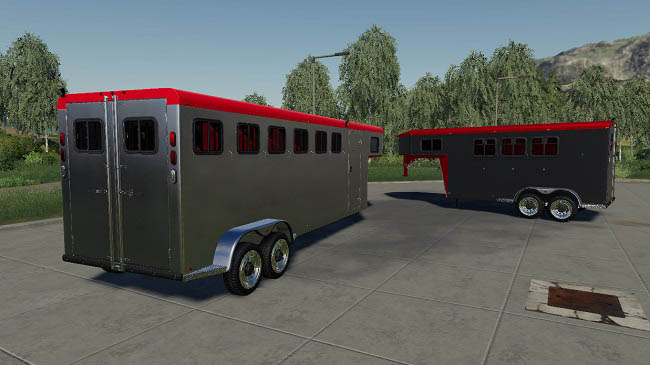 Мод Horse trailers v1.0 для FS19 (1.4.x)