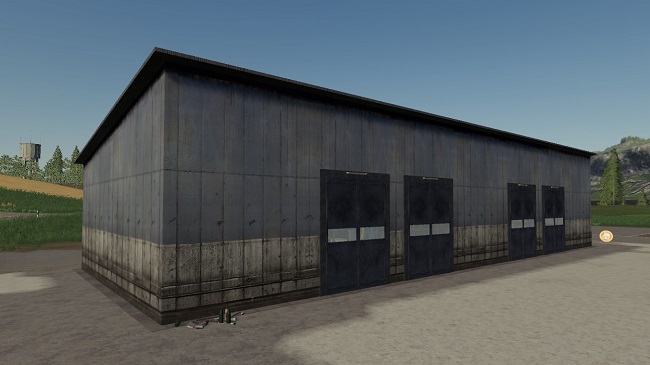 Мод Garage With Workshop Trigger v1.0.0.0 для FS19 (1.4.x)