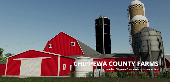 Карта Chippewa County Farms v1.1 для FS19 (1.4.x)