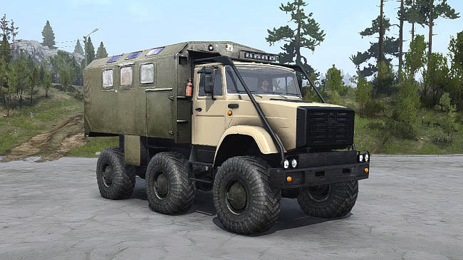 Мод грузовик ЗиЛ-4972 v1.0.1 для Spintires: MudRunner